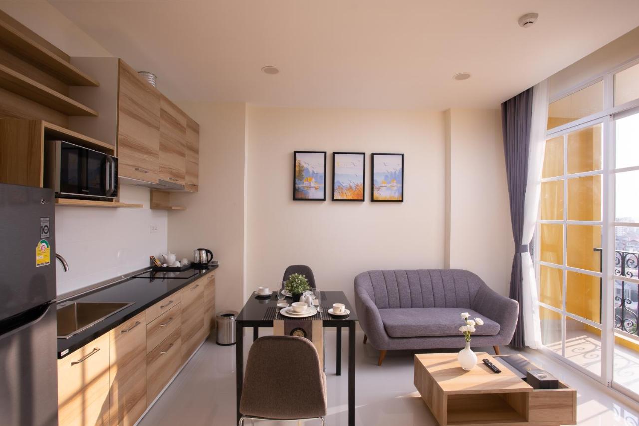 Tk View Hotel & Apartment Phnom Penh Bagian luar foto