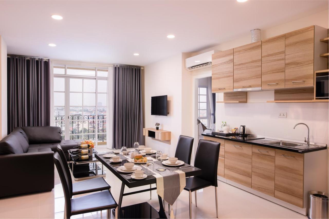 Tk View Hotel & Apartment Phnom Penh Bagian luar foto