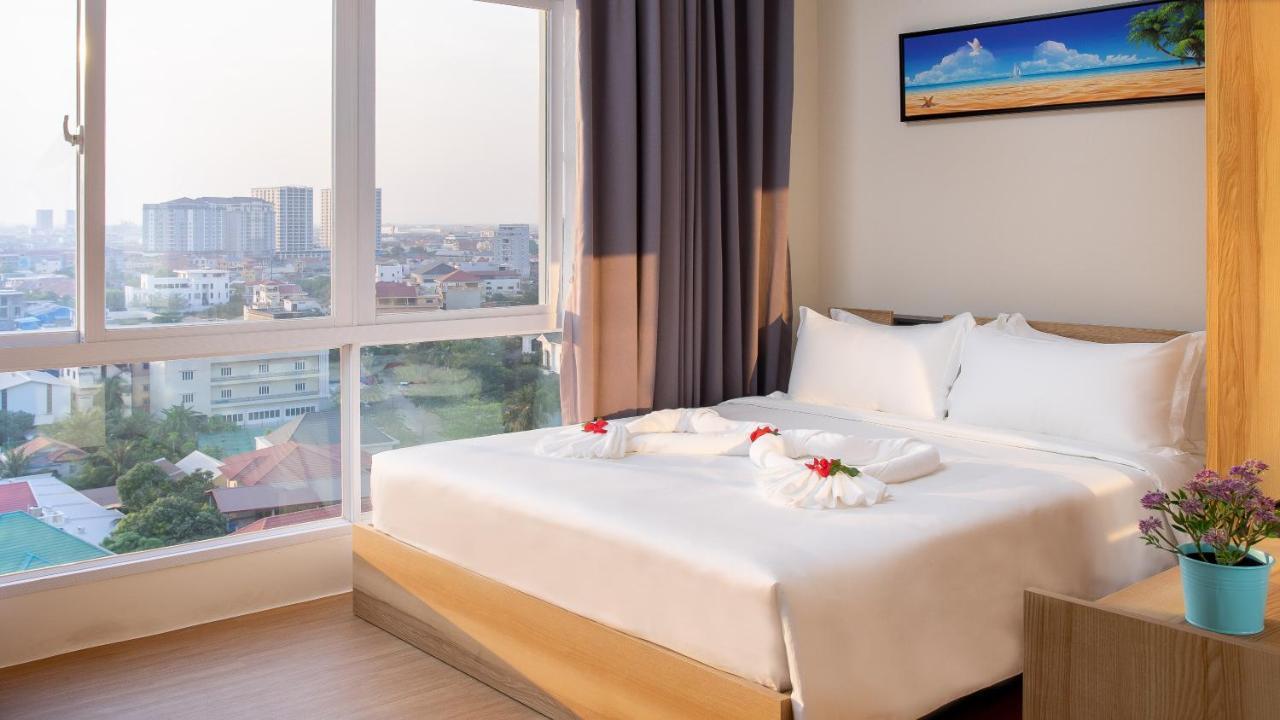 Tk View Hotel & Apartment Phnom Penh Bagian luar foto