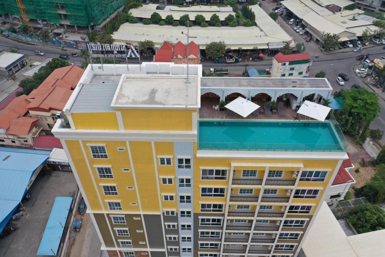 Tk View Hotel & Apartment Phnom Penh Bagian luar foto
